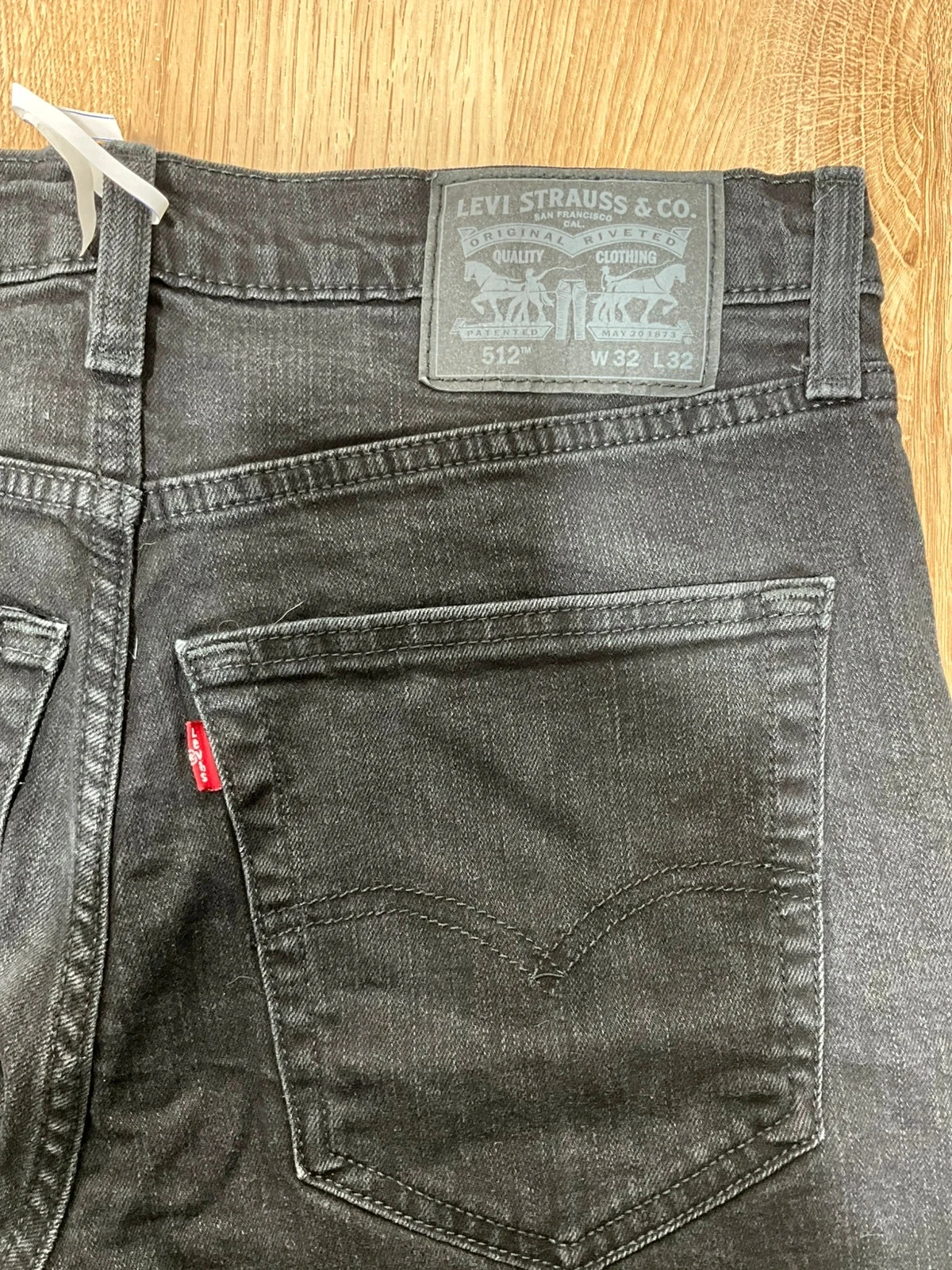 Jean Levi's 512 Coupe Slim Taper W32 L32 Vintage 99% Coton NoirLvh 246 – photo 8